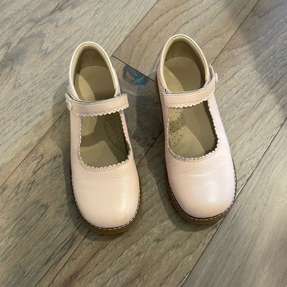 Elephantito pink leather girl Mary Jane’s - size 3